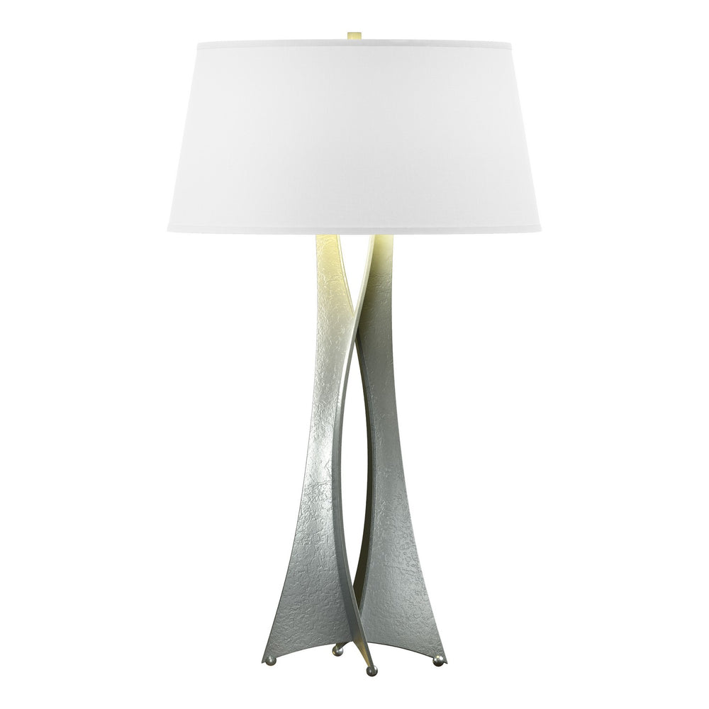 Hubbardton Forge - One Light Table Lamp - Moreau - Vintage Platinum- Union Lighting Luminaires Decor