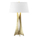 Hubbardton Forge - One Light Table Lamp - Moreau - Modern Brass- Union Lighting Luminaires Decor