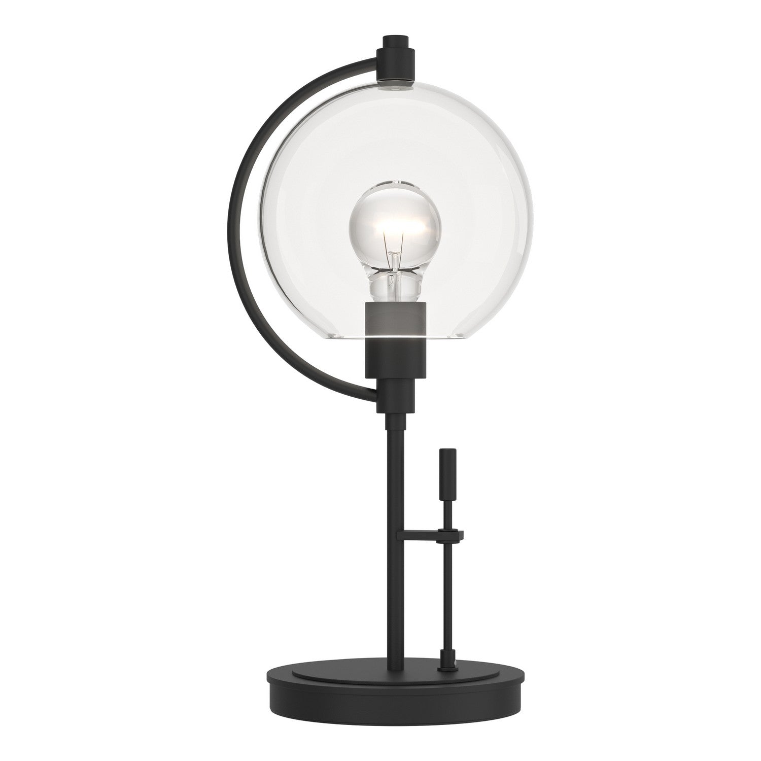 Hubbardton Forge - One Light Table Lamp - Pluto - Black- Union Lighting Luminaires Decor