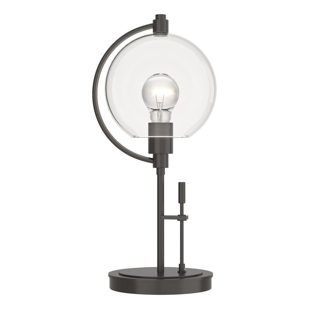 Hubbardton Forge - One Light Table Lamp - Pluto - Oil Rubbed Bronze- Union Lighting Luminaires Decor