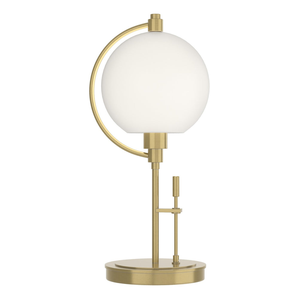 Hubbardton Forge - One Light Table Lamp - Pluto - Modern Brass- Union Lighting Luminaires Decor
