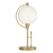 Hubbardton Forge - One Light Table Lamp - Pluto - Modern Brass- Union Lighting Luminaires Decor