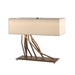 Hubbardton Forge - Two Light Table Lamp - Brindille - Bronze- Union Lighting Luminaires Decor