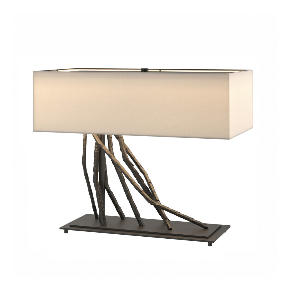 Hubbardton Forge - Two Light Table Lamp - Brindille - Black- Union Lighting Luminaires Decor