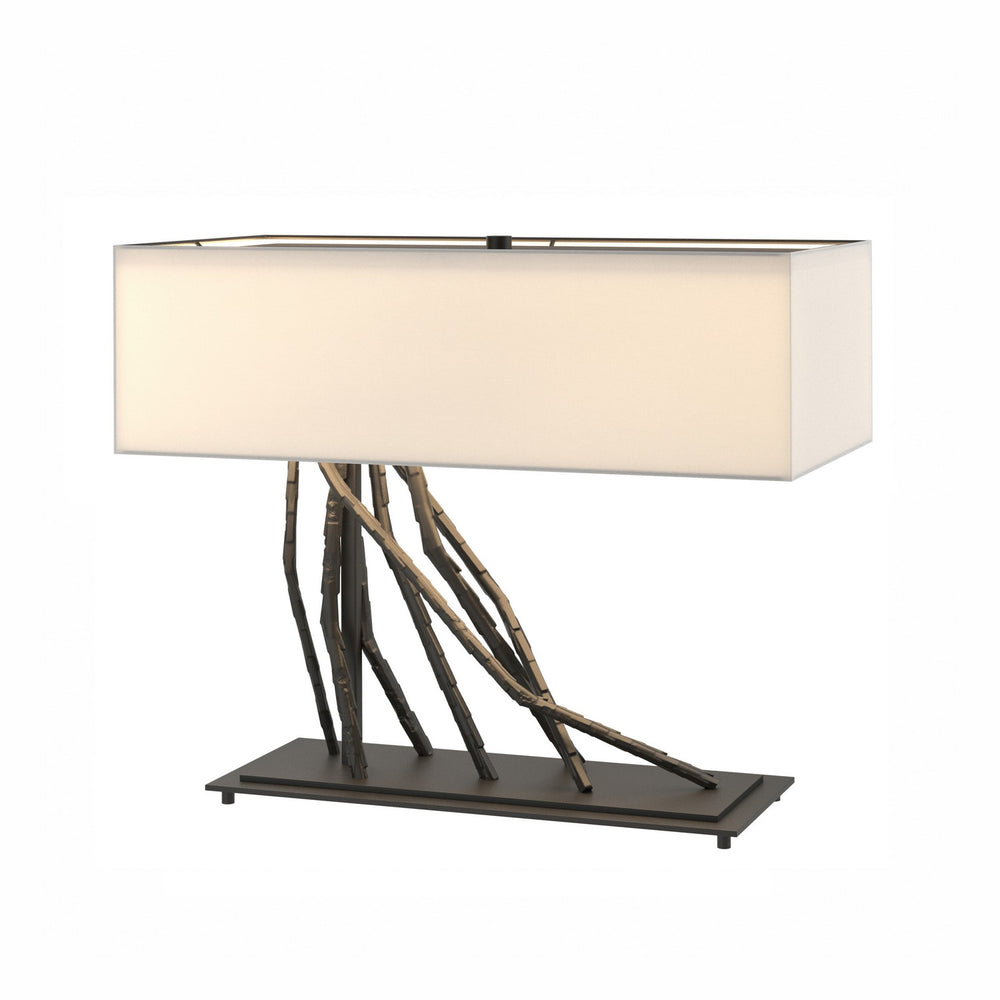 Hubbardton Forge - Two Light Table Lamp - Brindille - Black- Union Lighting Luminaires Decor