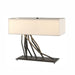Hubbardton Forge - Two Light Table Lamp - Brindille - Black- Union Lighting Luminaires Decor