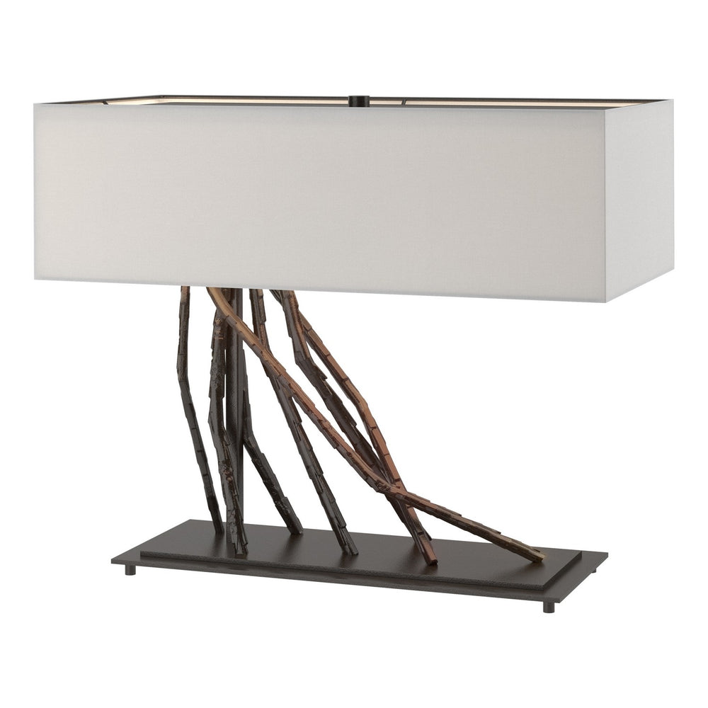 Hubbardton Forge - Two Light Table Lamp - Brindille - Oil Rubbed Bronze- Union Lighting Luminaires Decor
