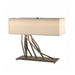 Hubbardton Forge - Two Light Table Lamp - Brindille - Natural Iron- Union Lighting Luminaires Decor