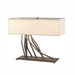 Hubbardton Forge - Two Light Table Lamp - Brindille - Natural Iron- Union Lighting Luminaires Decor