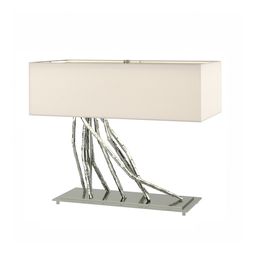 Hubbardton Forge - Two Light Table Lamp - Brindille - Sterling- Union Lighting Luminaires Decor