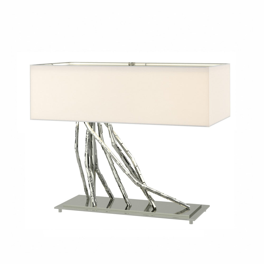 Hubbardton Forge - Two Light Table Lamp - Brindille - Sterling- Union Lighting Luminaires Decor
