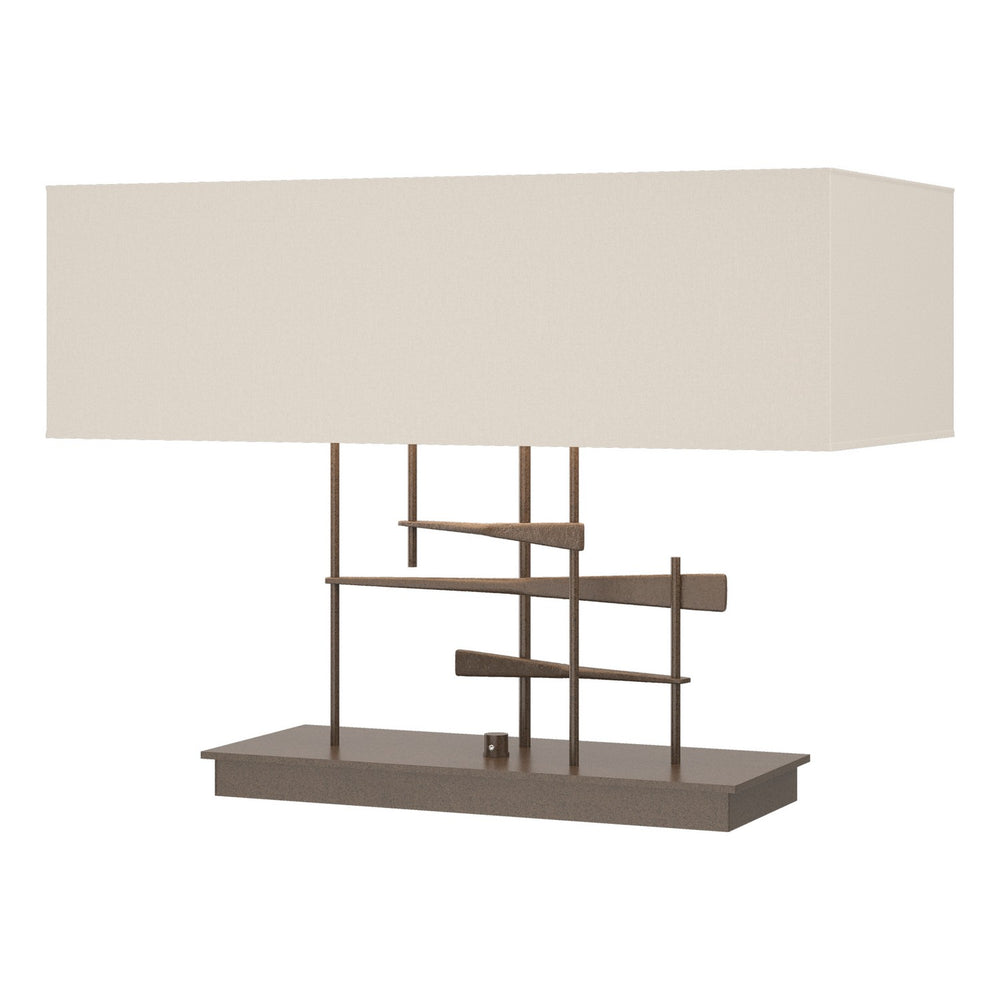 Hubbardton Forge - Two Light Table Lamp - Cavaletti - Bronze- Union Lighting Luminaires Decor