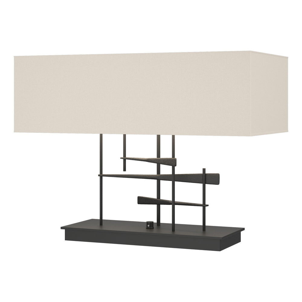 Hubbardton Forge - Two Light Table Lamp - Cavaletti - Black- Union Lighting Luminaires Decor