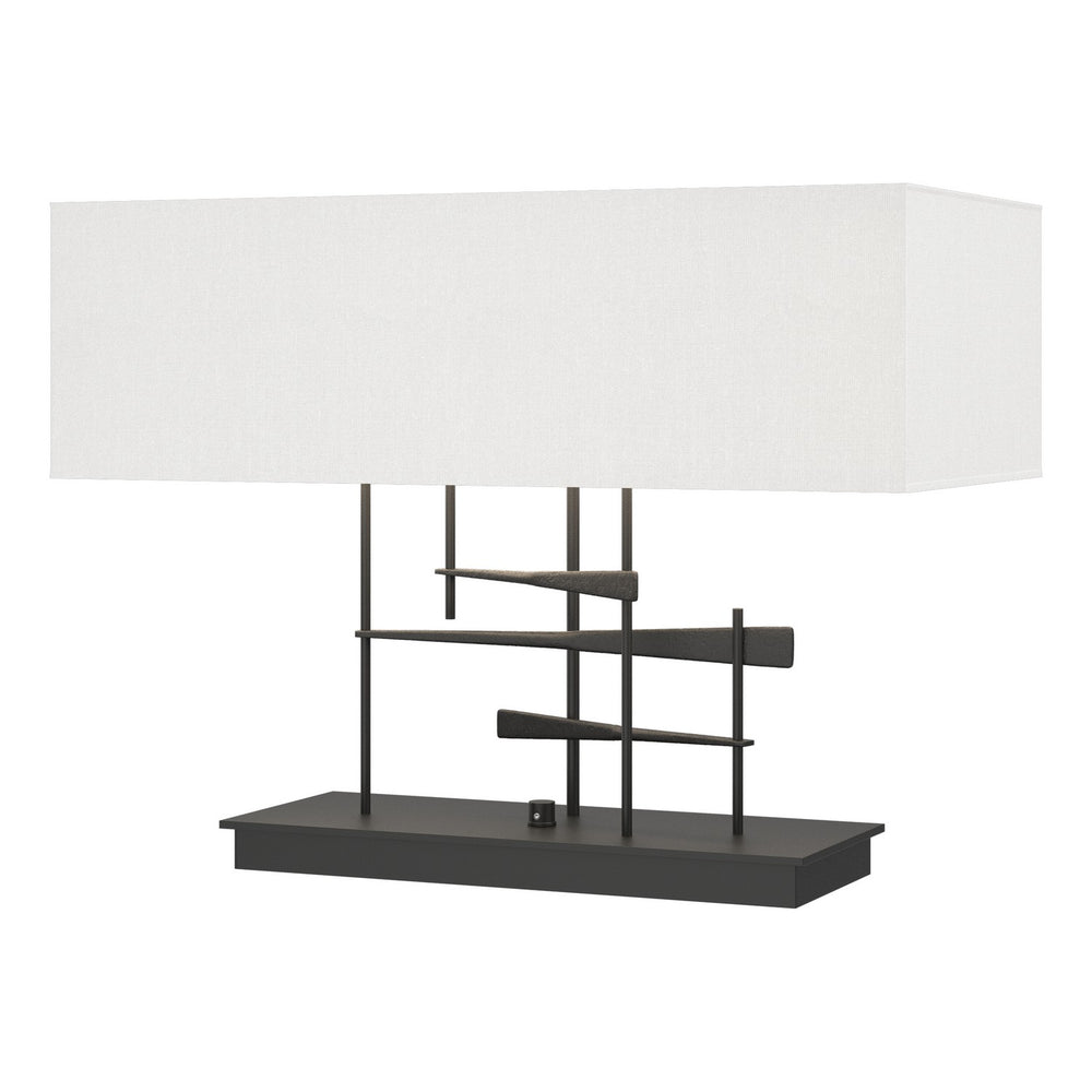 Hubbardton Forge - Two Light Table Lamp - Cavaletti - Black- Union Lighting Luminaires Decor