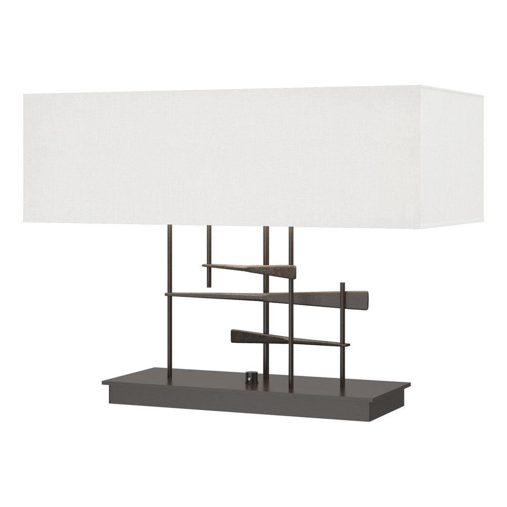 Hubbardton Forge - Two Light Table Lamp - Cavaletti - Oil Rubbed Bronze- Union Lighting Luminaires Decor