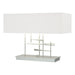 Hubbardton Forge - Two Light Table Lamp - Cavaletti - Vintage Platinum- Union Lighting Luminaires Decor