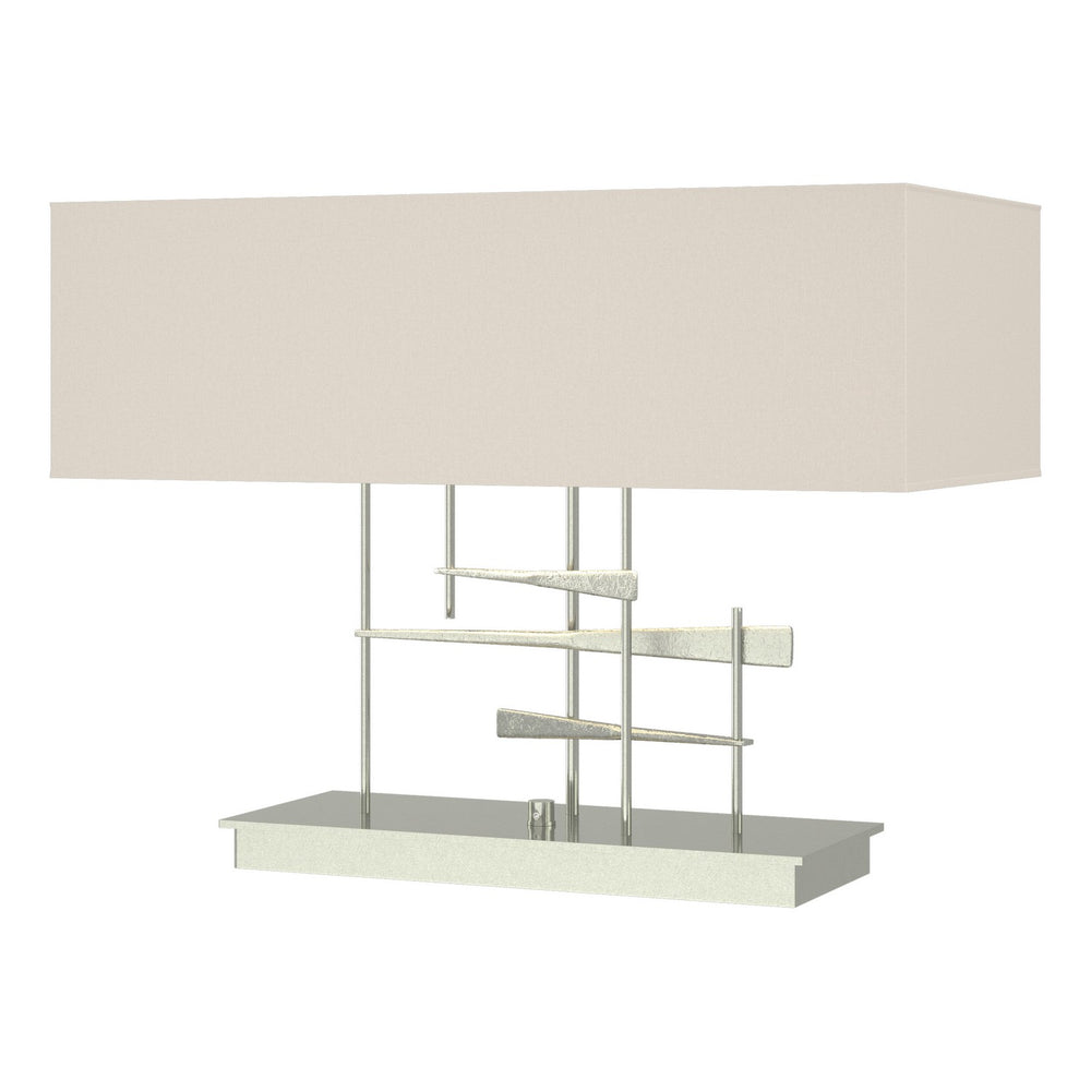 Hubbardton Forge - Two Light Table Lamp - Cavaletti - Sterling- Union Lighting Luminaires Decor