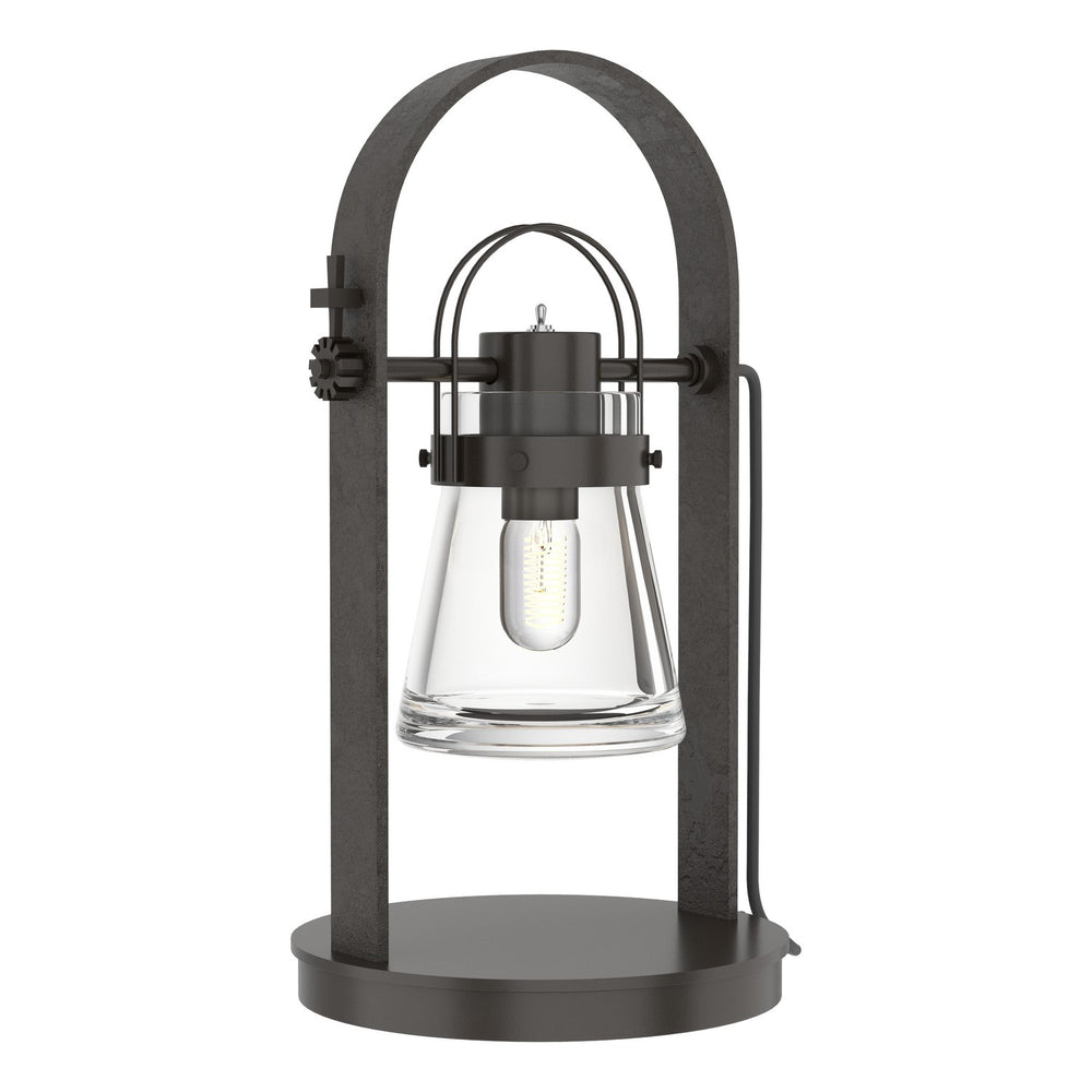 Hubbardton Forge - One Light Table Lamp - Erlenmeyer - Oil Rubbed Bronze- Union Lighting Luminaires Decor