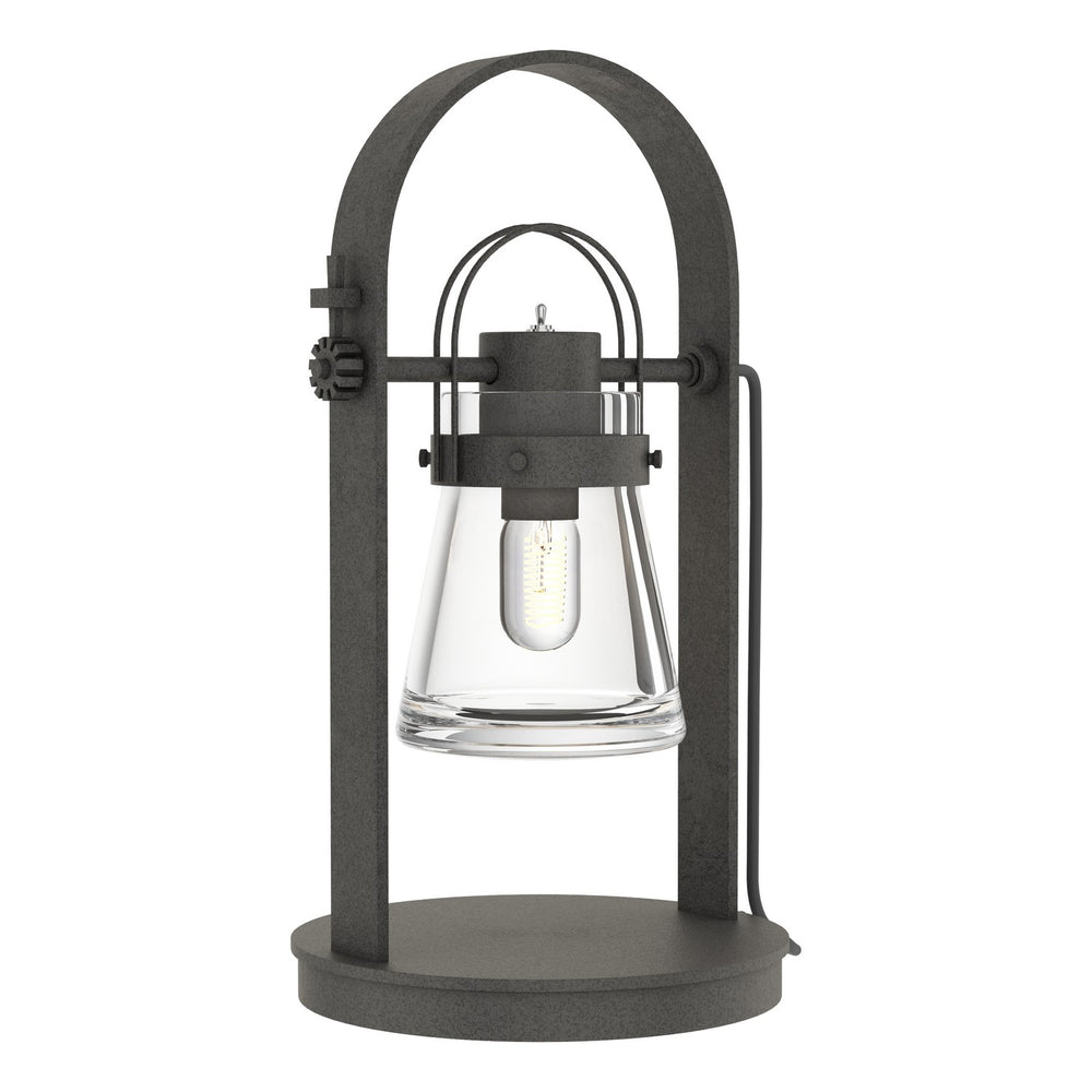 Hubbardton Forge - One Light Table Lamp - Erlenmeyer - Natural Iron- Union Lighting Luminaires Decor