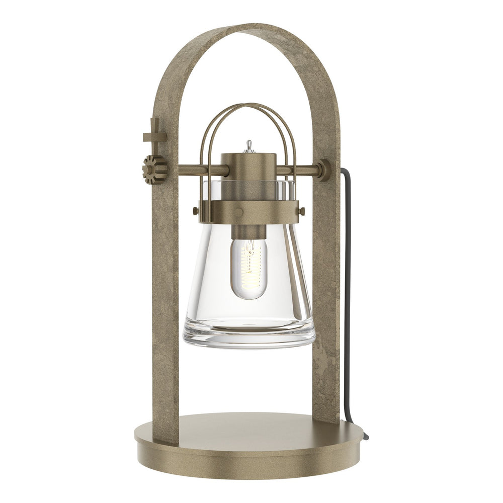 Hubbardton Forge - One Light Table Lamp - Erlenmeyer - Soft Gold- Union Lighting Luminaires Decor