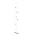 Hubbardton Forge - LED Pendant - Abacus - Sterling- Union Lighting Luminaires Decor