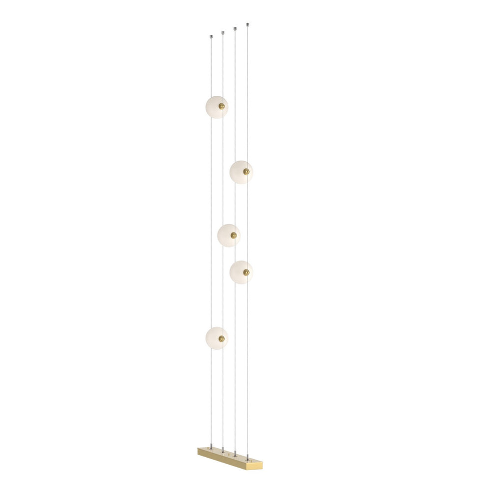 Hubbardton Forge - LED Pendant - Abacus - Modern Brass- Union Lighting Luminaires Decor
