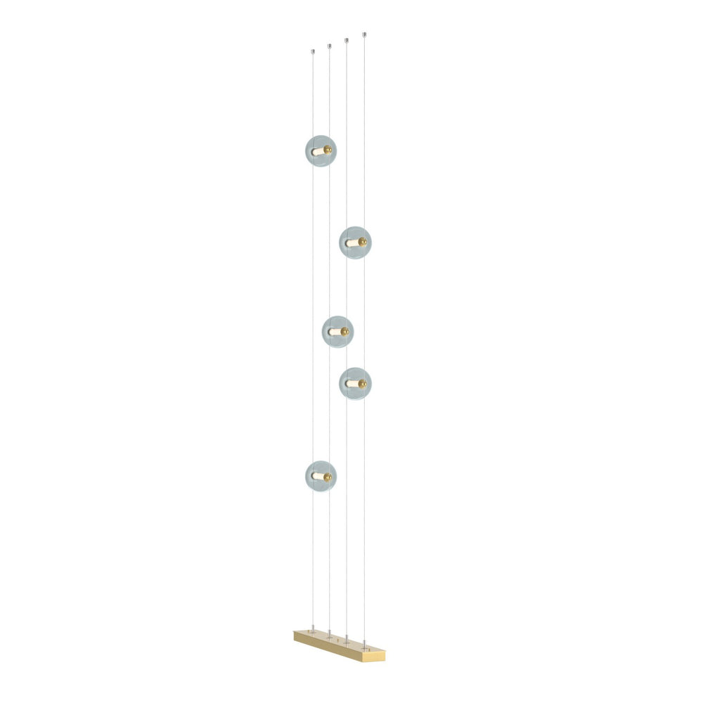 Hubbardton Forge - LED Pendant - Abacus - Modern Brass- Union Lighting Luminaires Decor