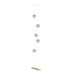 Hubbardton Forge - LED Pendant - Abacus - Modern Brass- Union Lighting Luminaires Decor