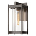 Hubbardton Forge - One Light Outdoor Wall Sconce - Cela - Coastal Bronze- Union Lighting Luminaires Decor