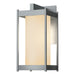 Hubbardton Forge - One Light Outdoor Wall Sconce - Cela - Coastal Burnished Steel- Union Lighting Luminaires Decor
