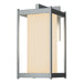 Hubbardton Forge - One Light Outdoor Wall Sconce - Cela - Coastal Burnished Steel- Union Lighting Luminaires Decor