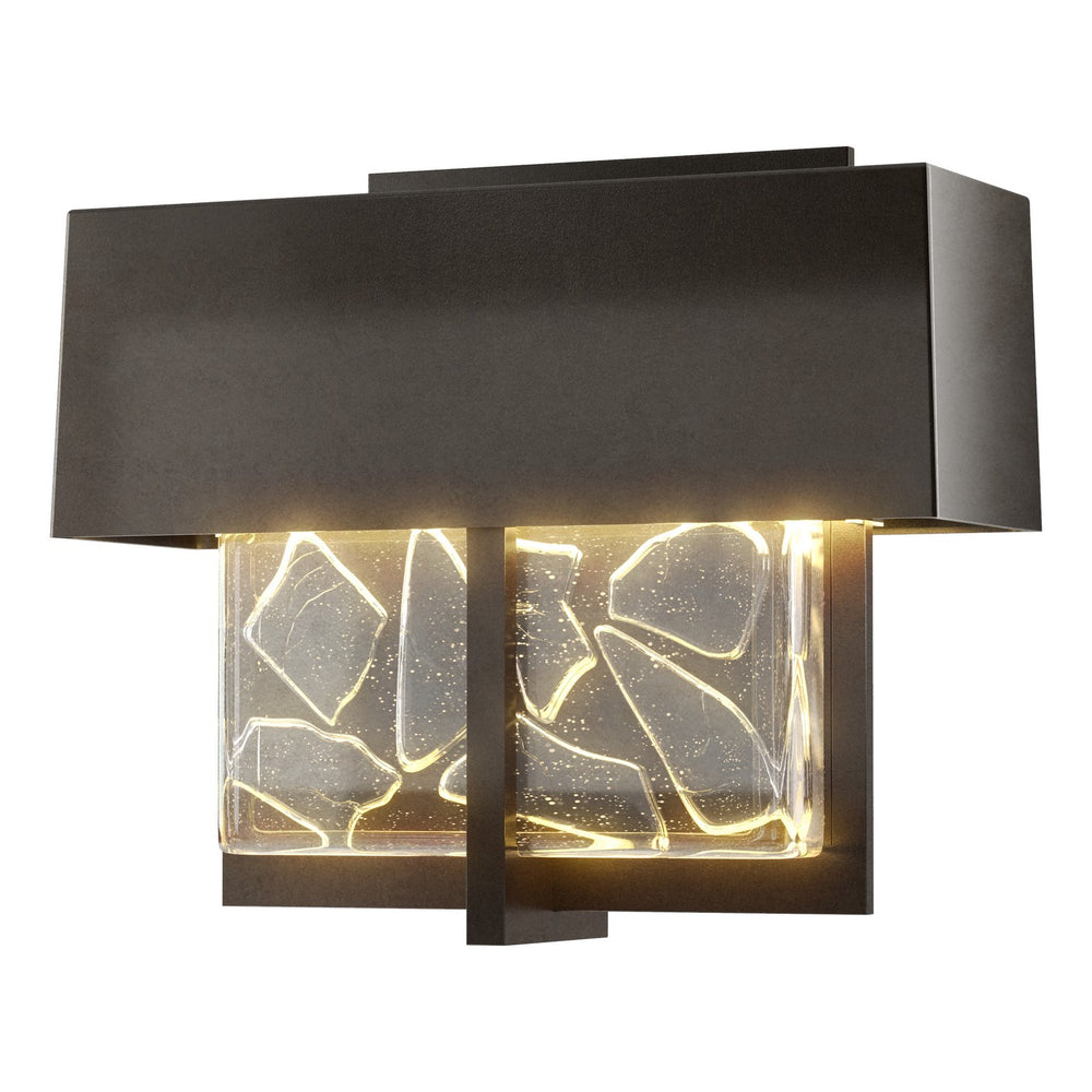 Hubbardton Forge - LED Outdoor Wall Sconce - Shard - Coastal Oil Rubbed Bronze- Union Lighting Luminaires Decor