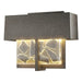 Hubbardton Forge - LED Outdoor Wall Sconce - Shard - Coastal Natural Iron- Union Lighting Luminaires Decor