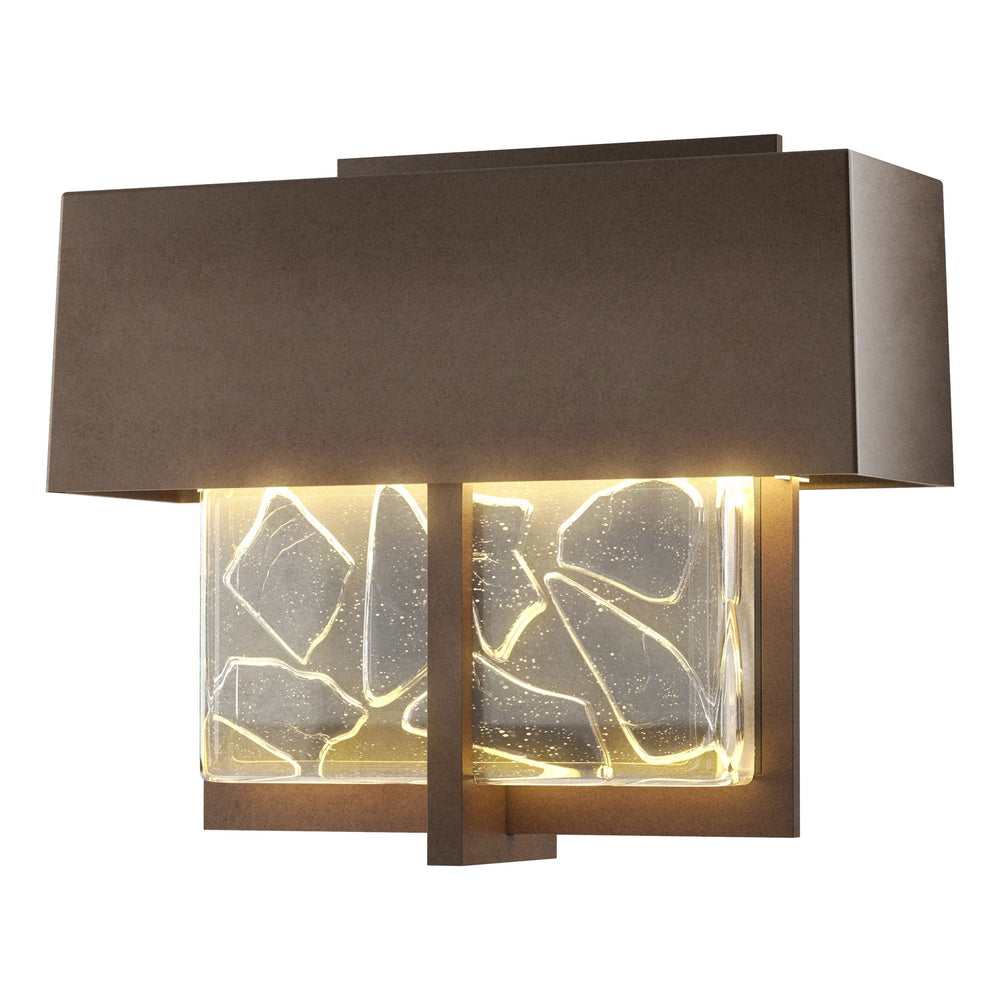 Hubbardton Forge - LED Outdoor Wall Sconce - Shard - Coastal Bronze- Union Lighting Luminaires Decor