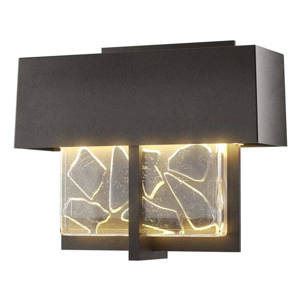 Hubbardton Forge - LED Outdoor Wall Sconce - Shard - Coastal Black- Union Lighting Luminaires Decor