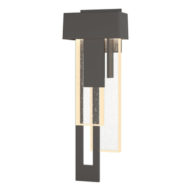 Hubbardton Forge - LED Outdoor Wall Sconce - Rainfall - Coastal Oil Rubbed Bronze- Union Lighting Luminaires Decor