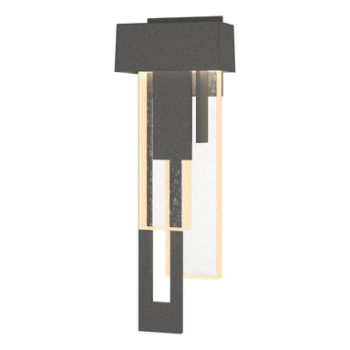 Hubbardton Forge - LED Outdoor Wall Sconce - Rainfall - Coastal Natural Iron- Union Lighting Luminaires Decor