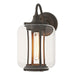 Hubbardton Forge - One Light Outdoor Wall Sconce - Fairwinds - Coastal Dark Smoke- Union Lighting Luminaires Decor