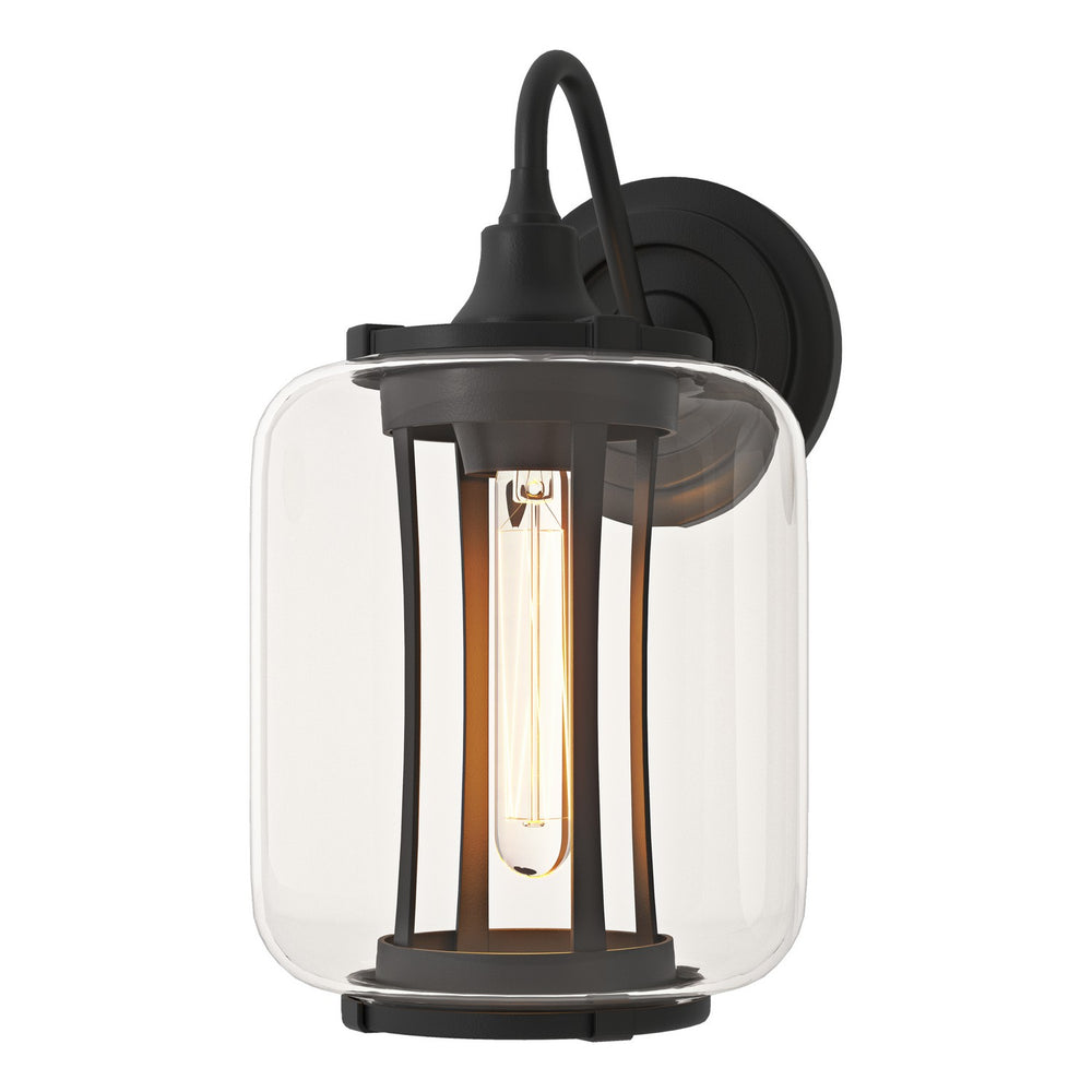 Hubbardton Forge - One Light Outdoor Wall Sconce - Fairwinds - Coastal Black- Union Lighting Luminaires Decor