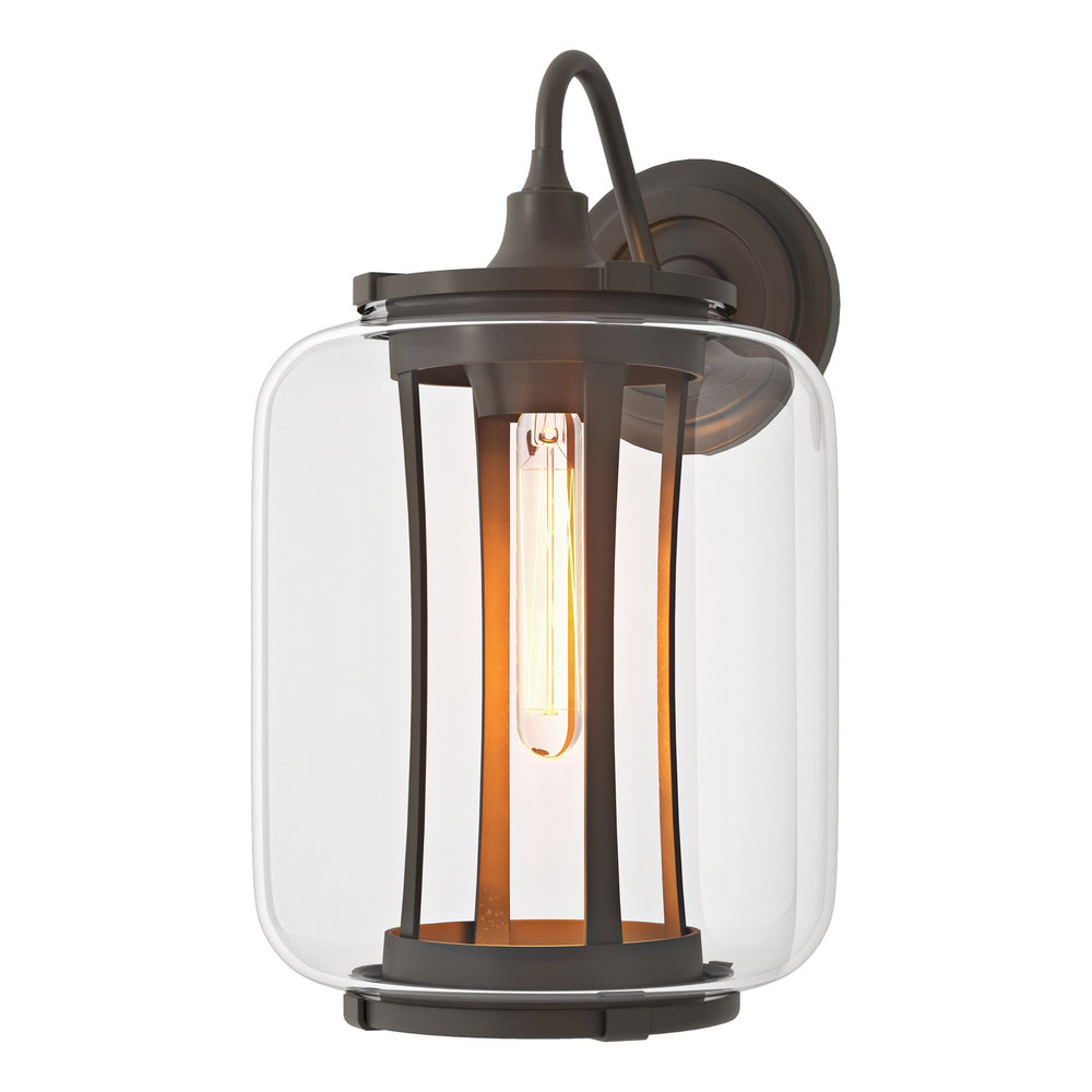 Hubbardton Forge - One Light Outdoor Wall Sconce - Fairwinds - Coastal Dark Smoke- Union Lighting Luminaires Decor