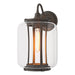 Hubbardton Forge - One Light Outdoor Wall Sconce - Fairwinds - Coastal Dark Smoke- Union Lighting Luminaires Decor