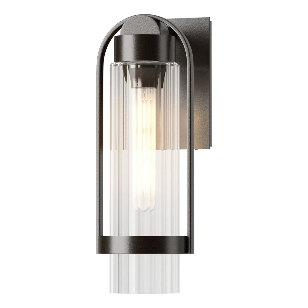 Hubbardton Forge - One Light Outdoor Wall Sconce - Alcove - Coastal Oil Rubbed Bronze- Union Lighting Luminaires Decor