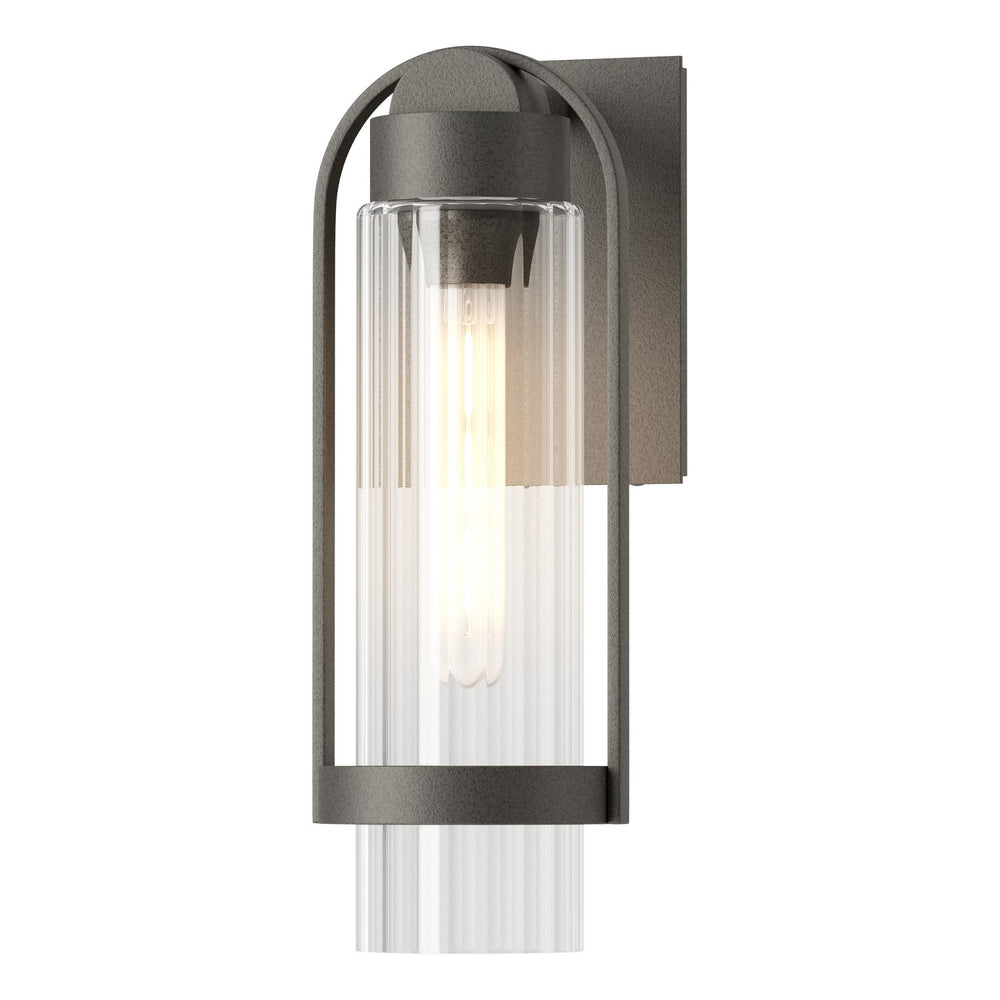 Hubbardton Forge - One Light Outdoor Wall Sconce - Alcove - Coastal Natural Iron- Union Lighting Luminaires Decor