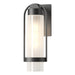 Hubbardton Forge - One Light Outdoor Wall Sconce - Alcove - Coastal Black- Union Lighting Luminaires Decor