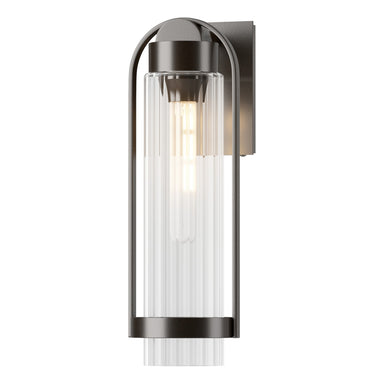 Hubbardton Forge - One Light Outdoor Wall Sconce - Alcove - Coastal Oil Rubbed Bronze- Union Lighting Luminaires Decor