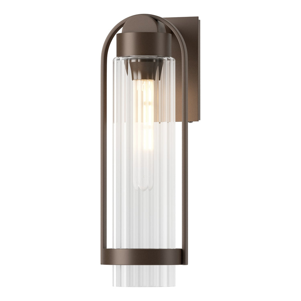 Hubbardton Forge - One Light Outdoor Wall Sconce - Alcove - Coastal Bronze- Union Lighting Luminaires Decor