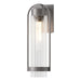 Hubbardton Forge - One Light Outdoor Wall Sconce - Alcove - Coastal Burnished Steel- Union Lighting Luminaires Decor