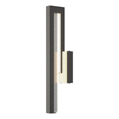 Hubbardton Forge - LED Outdoor Wall Sconce - Edge - Coastal Natural Iron- Union Lighting Luminaires Decor