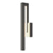 Hubbardton Forge - LED Outdoor Wall Sconce - Edge - Coastal Natural Iron- Union Lighting Luminaires Decor