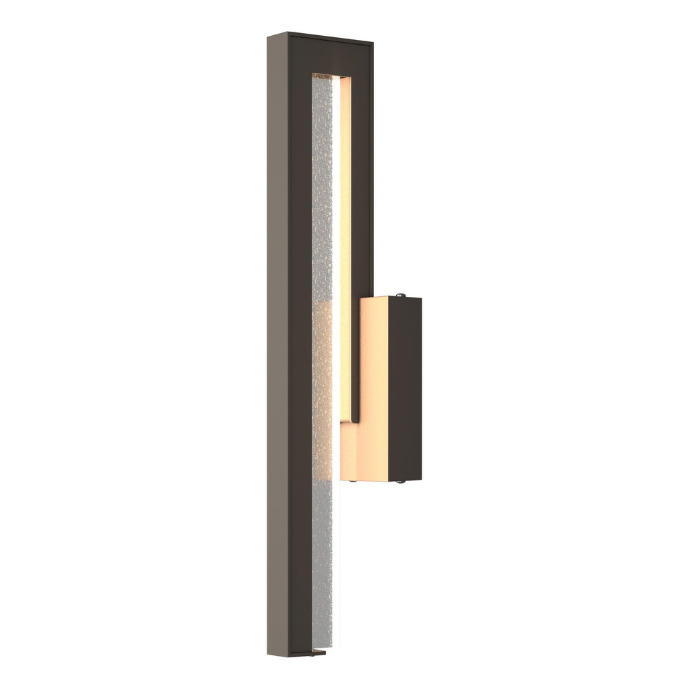 Hubbardton Forge - LED Outdoor Wall Sconce - Edge - Coastal Dark Smoke- Union Lighting Luminaires Decor